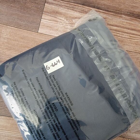 Halara Pants Womens Large Petite Blue Cargo Pull On Stretch Wide Leg Casual NWT - Picture 10 of 10